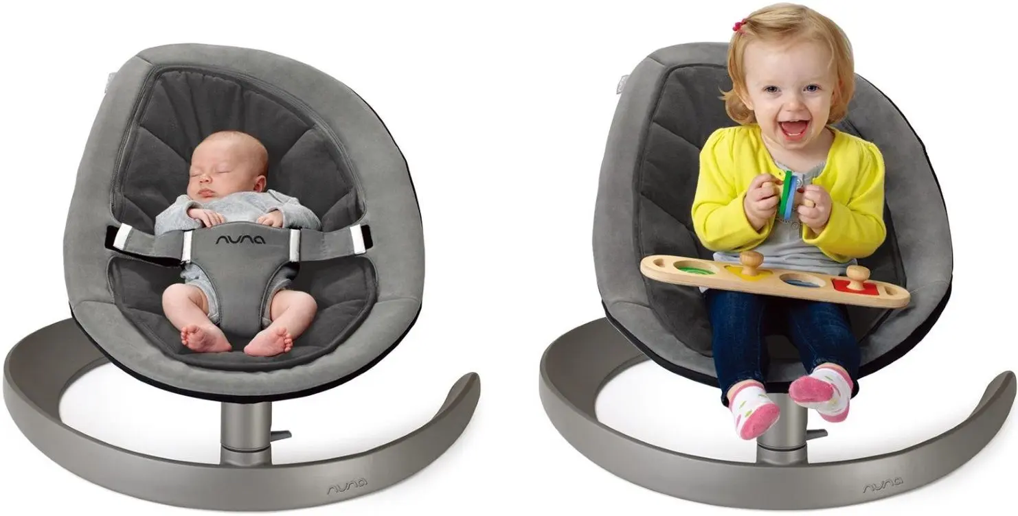 Sezlong-leagan pentru copii Nuna Leaf Grow (Biscotti)