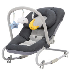 Детский шезлонг-качели Premaman Comfy (Grey)