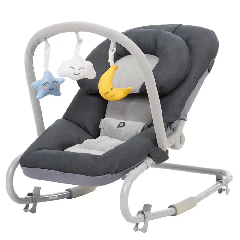 Детский шезлонг-качели Premaman Comfy (Grey)