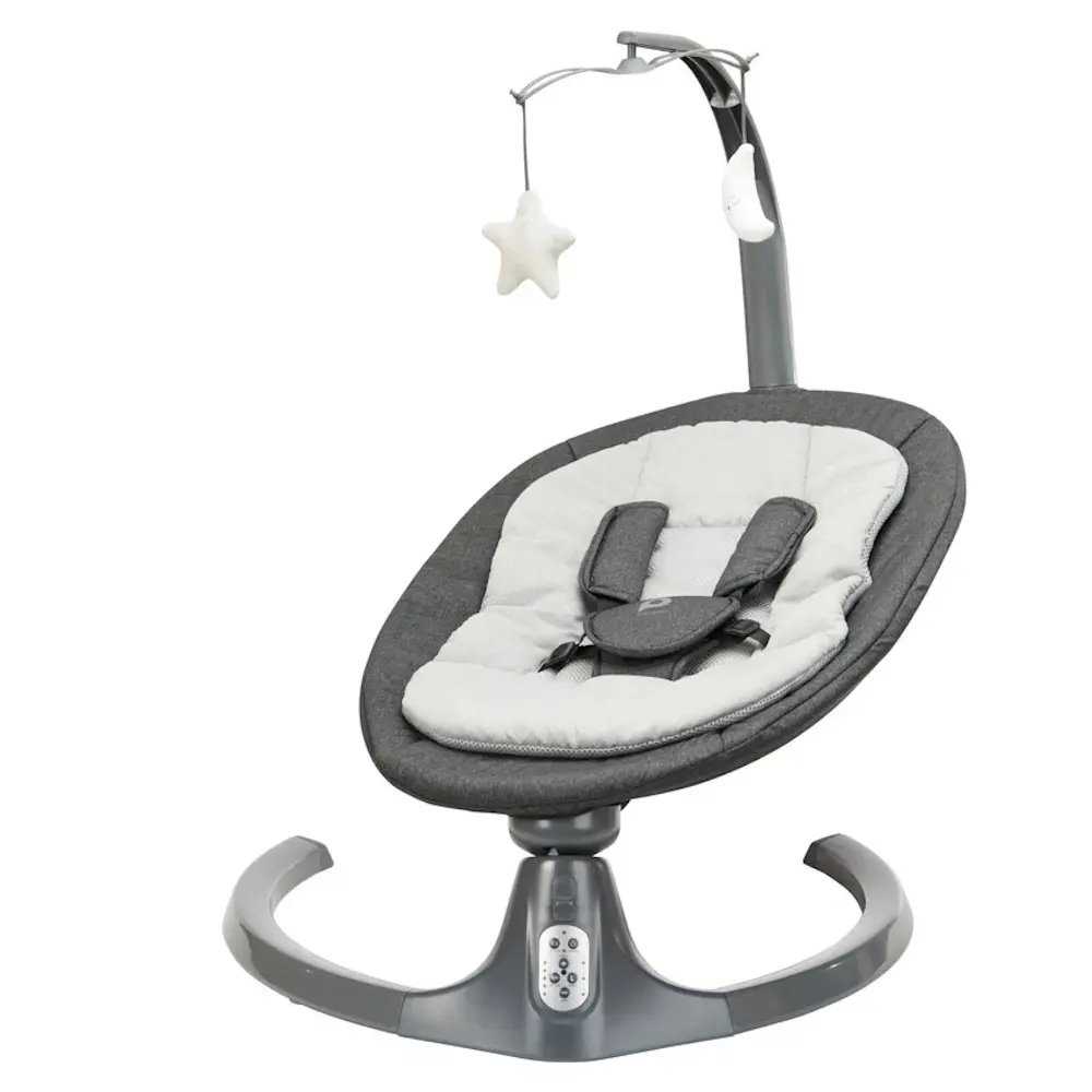 Детский шезлонг-качели Premaman Swing (Grey) - 3