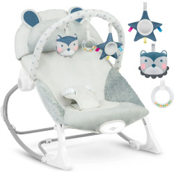 Sezlong-leagan pentru copii Ricokids 7328 (Grey) Thumb