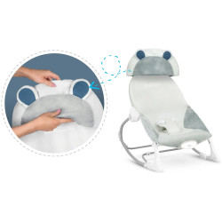 Sezlong-leagan pentru copii Ricokids 7328 (Grey) Thumb