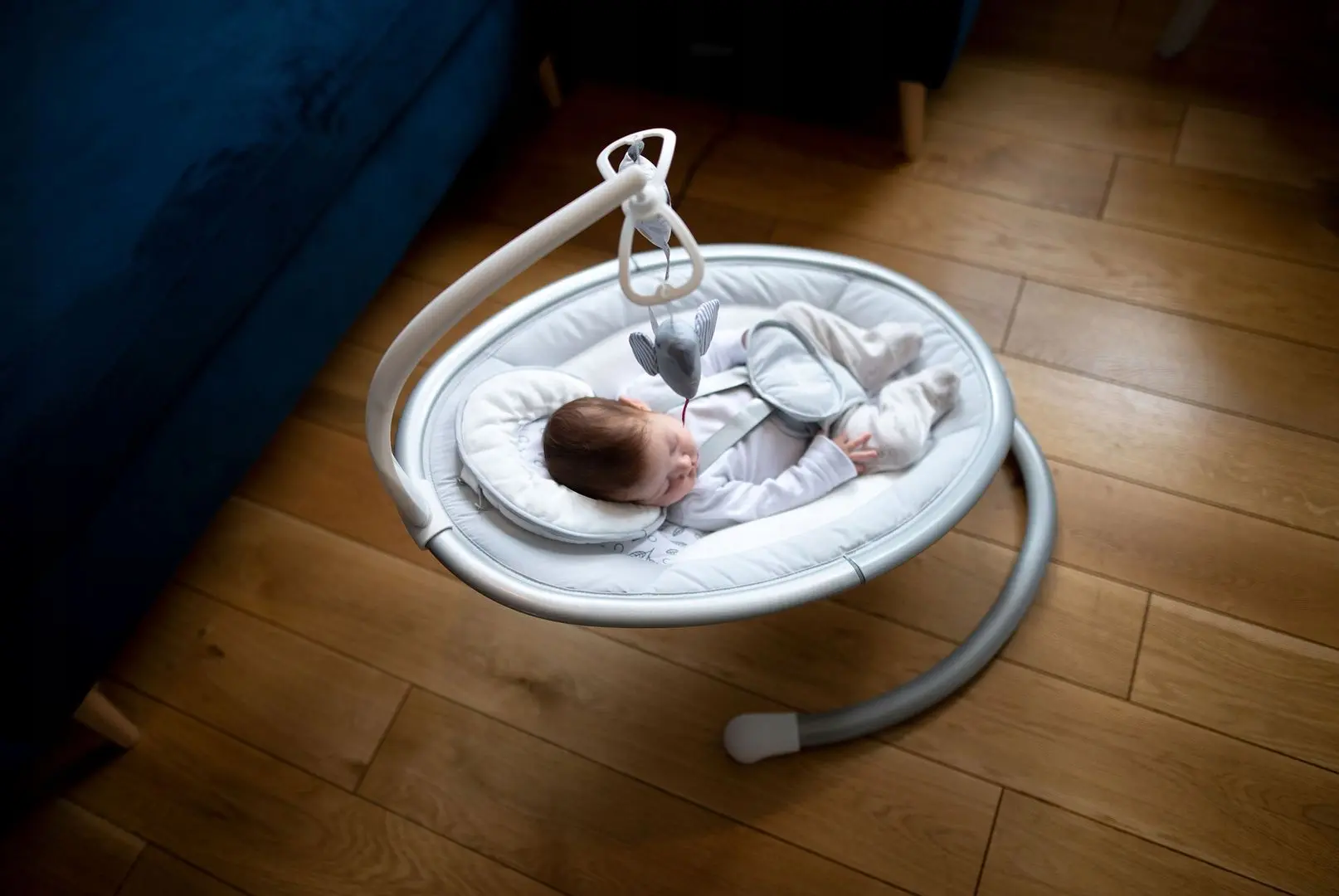 Sezlong pentru copii Ricokids 705000 (White/Gray)