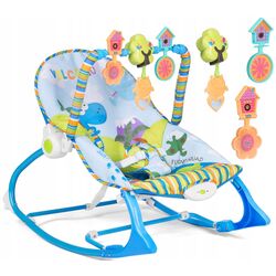 Sezlong pentru copii Ricokids 7302 (Blue) Thumb