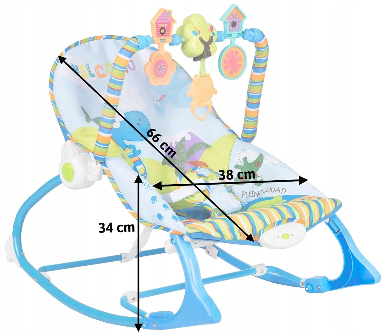 Sezlong pentru copii Ricokids 7302 (Blue)