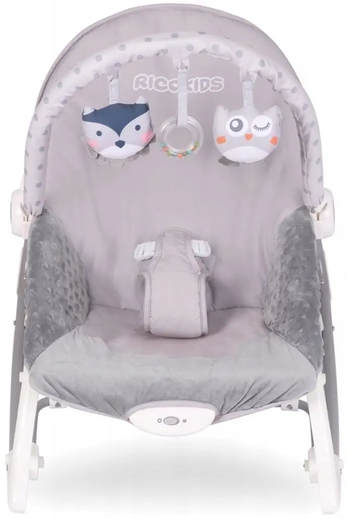 Детский шезлонг Ricokids 7308 (Grey/Lavender)