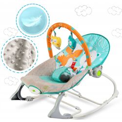 Детский шезлонг Ricokids 7309 (Blue/Orange) Thumb