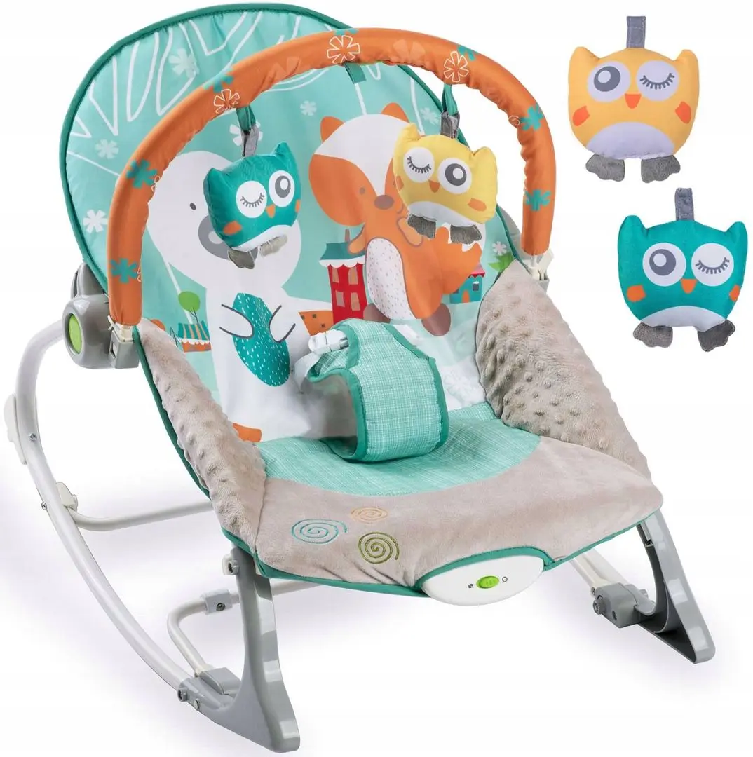 Детский шезлонг Ricokids 7309 (Blue/Orange)