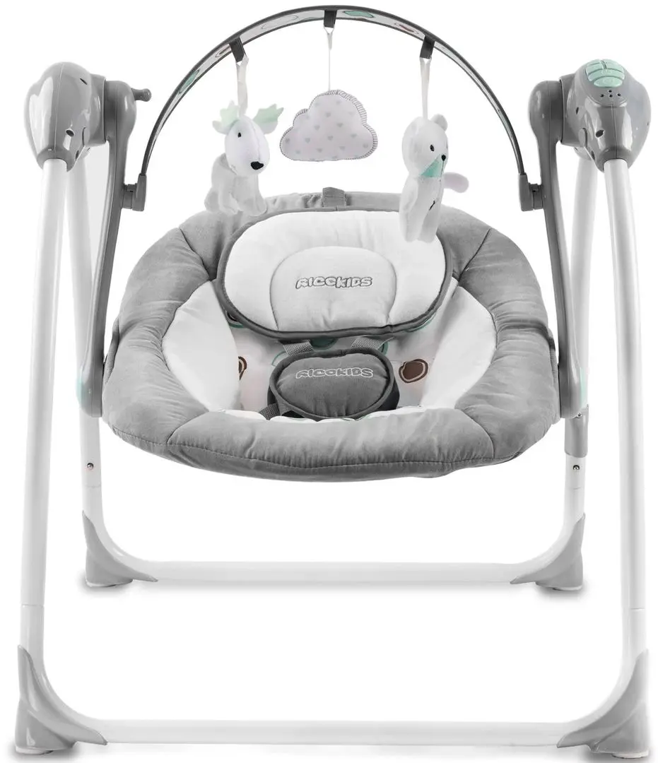 Детский шезлонг Ricokids 7321 (Grey/White)