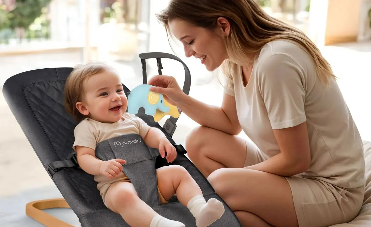 Scaun balansoar Ricokids Nukido NK-52 (Anthracite)