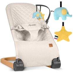 Scaun balansoar Ricokids Nukido NK-52 (Beige) Thumb