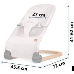 Scaun balansoar Ricokids Nukido NK-52 (Beige) Thumb