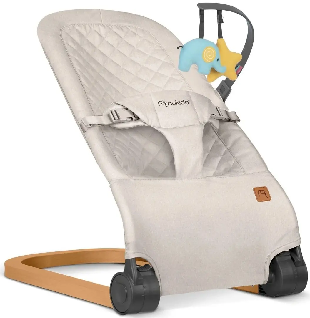 Scaun balansoar Ricokids Nukido NK-52 (Beige)