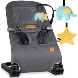 Scaun balansoar Ricokids Nukido NK-52 (Dark Grey) Thumb