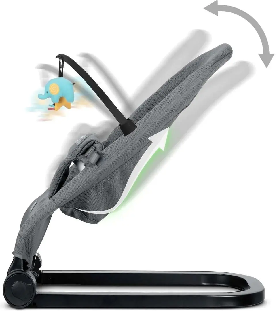 Scaun balansoar Ricokids Nukido NK-52 (Dark Grey)