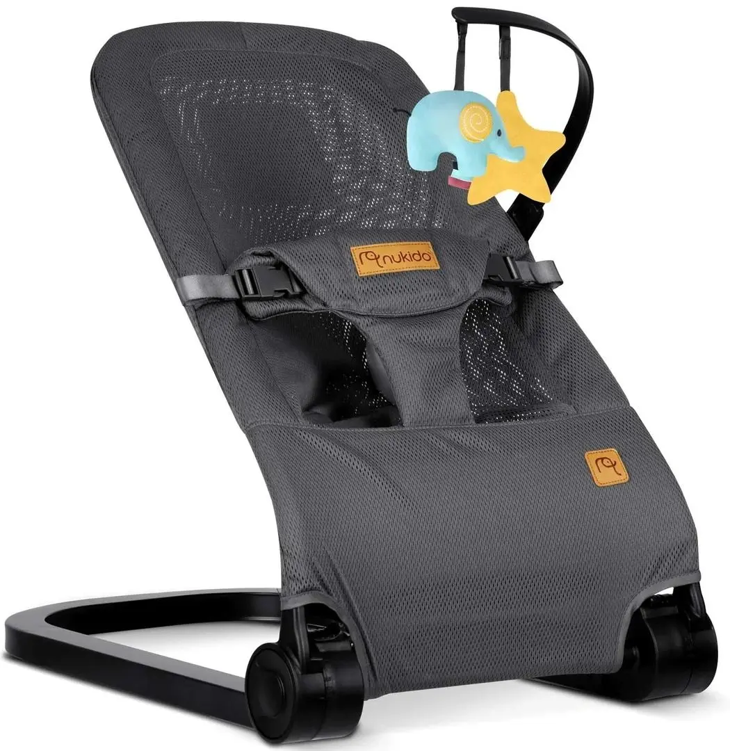 Scaun balansoar Ricokids Nukido NK-52 (Dark Grey)