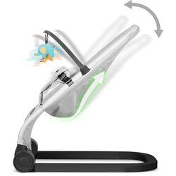 Scaun balansoar Ricokids Nukido NK-52 (Light Grey) Thumb