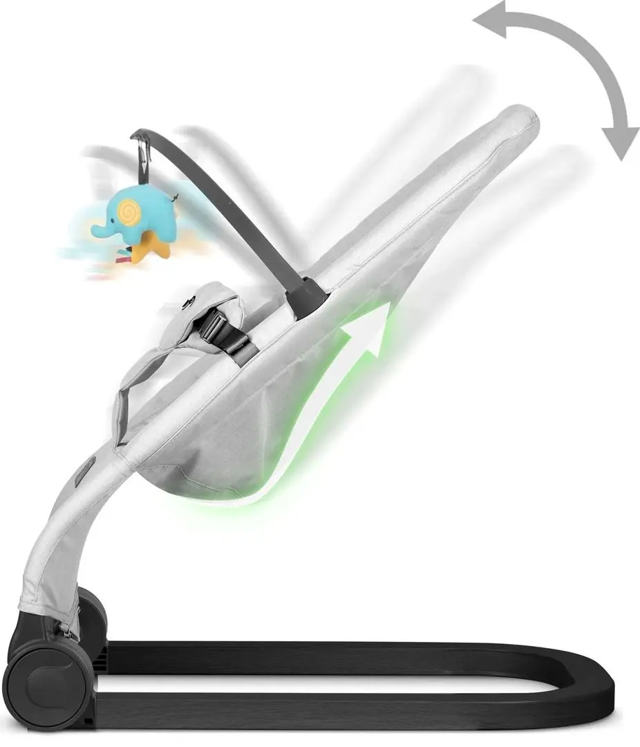 Scaun balansoar Ricokids Nukido NK-52 (Light Grey)