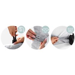 Scaun balansoar Ricokids Nukido NK-52 (Light Grey) Thumb