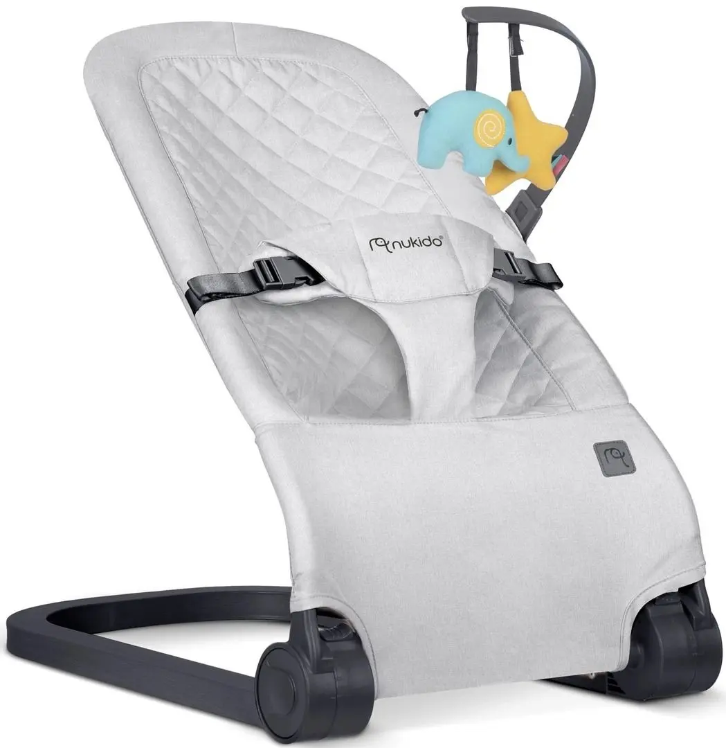 Scaun balansoar Ricokids Nukido NK-52 (Light Grey)