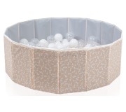 Piscina cu bile BabyJem Somon (Beige)