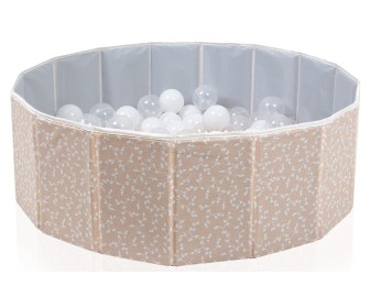 Piscina cu bile BabyJem Somon (Beige)