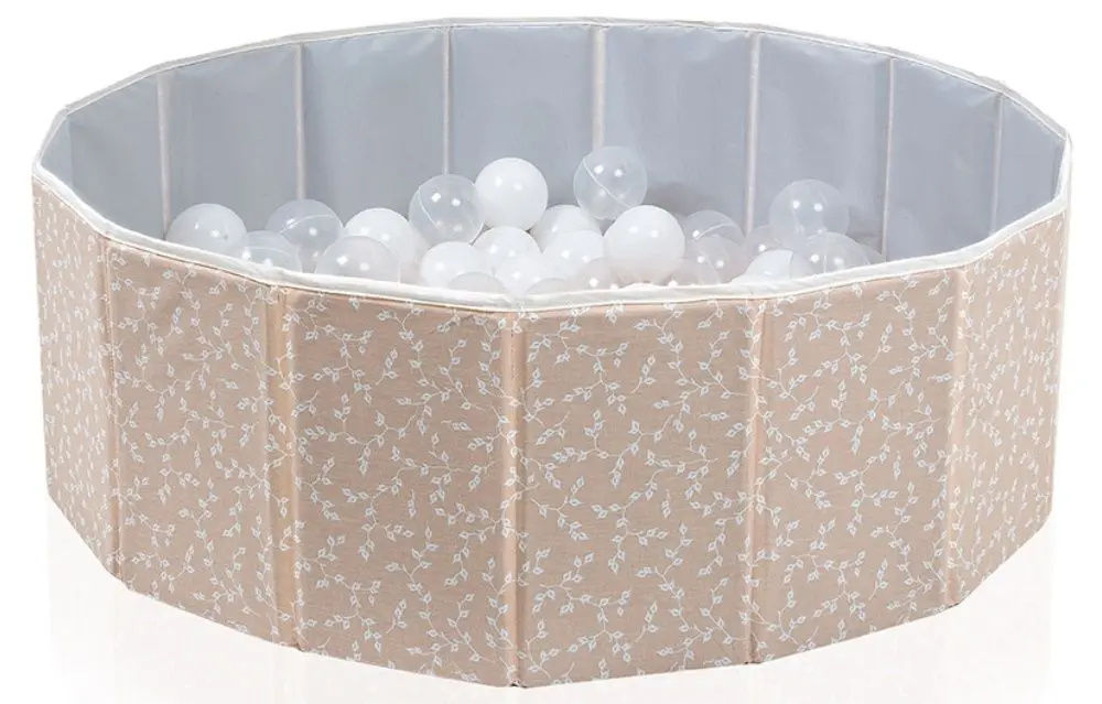Piscina cu bile BabyJem Somon (Beige)