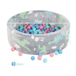 Бассейн с шариками Costway TS10159GD (Multicolor/Gray) Thumb