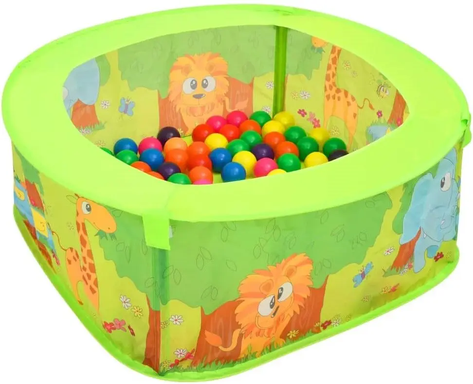 Бассейн с шариками VidaXL 3107718 (Green)