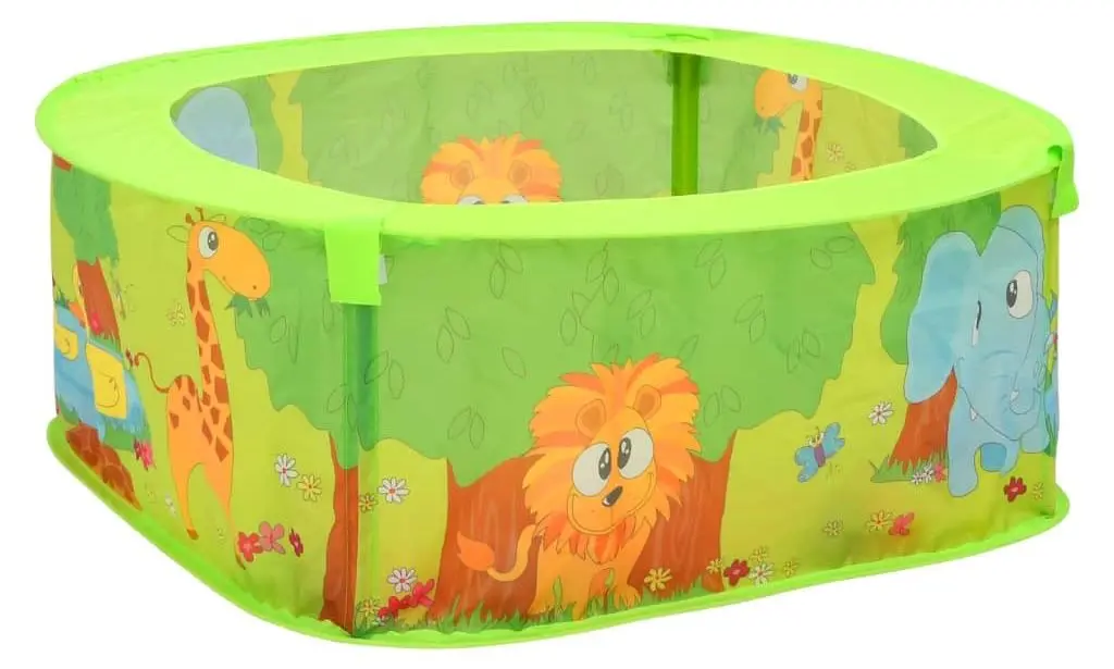 Piscina cu bile VidaXL 3107719 (Green)