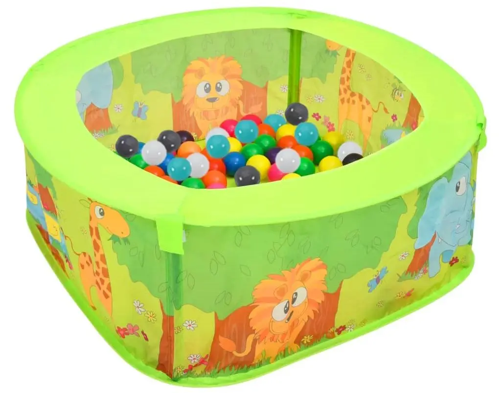 Piscina cu bile VidaXL 3107719 (Green)