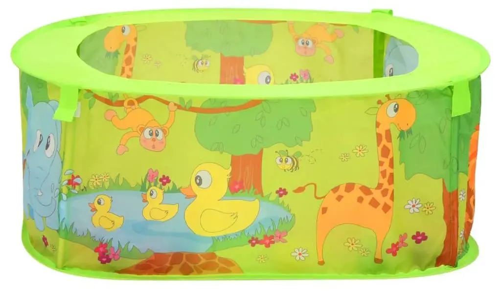 Piscina cu bile VidaXL 3107720 (Green)