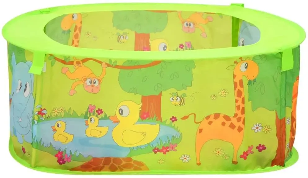 Piscina cu bile VidaXL 93270 (Green)