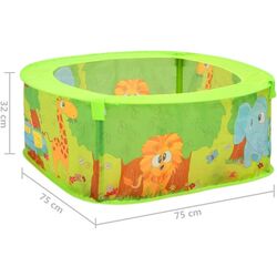 Piscina cu bile VidaXL 93270 (Green) Thumb