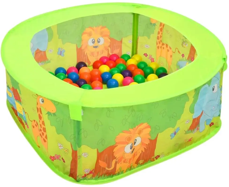 Piscina cu bile VidaXL 93270 (Green)