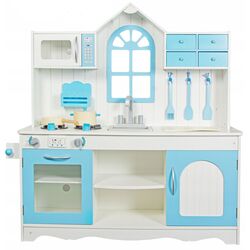 Bucatarie de joaca 4iQ Group Adrianna Z001015 (Blue/White)