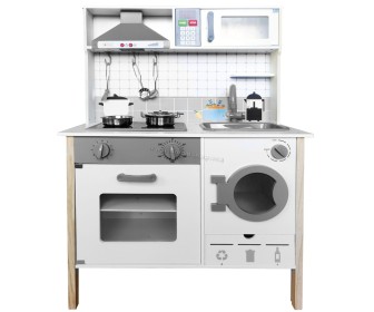 Bucatarie de joaca 4iQ Group TinyChefs Z005924 (Grey/White)