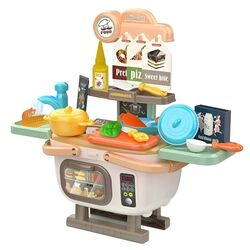 Bucatarie de joaca AliBibi ANWK599858 (Green/Beige)