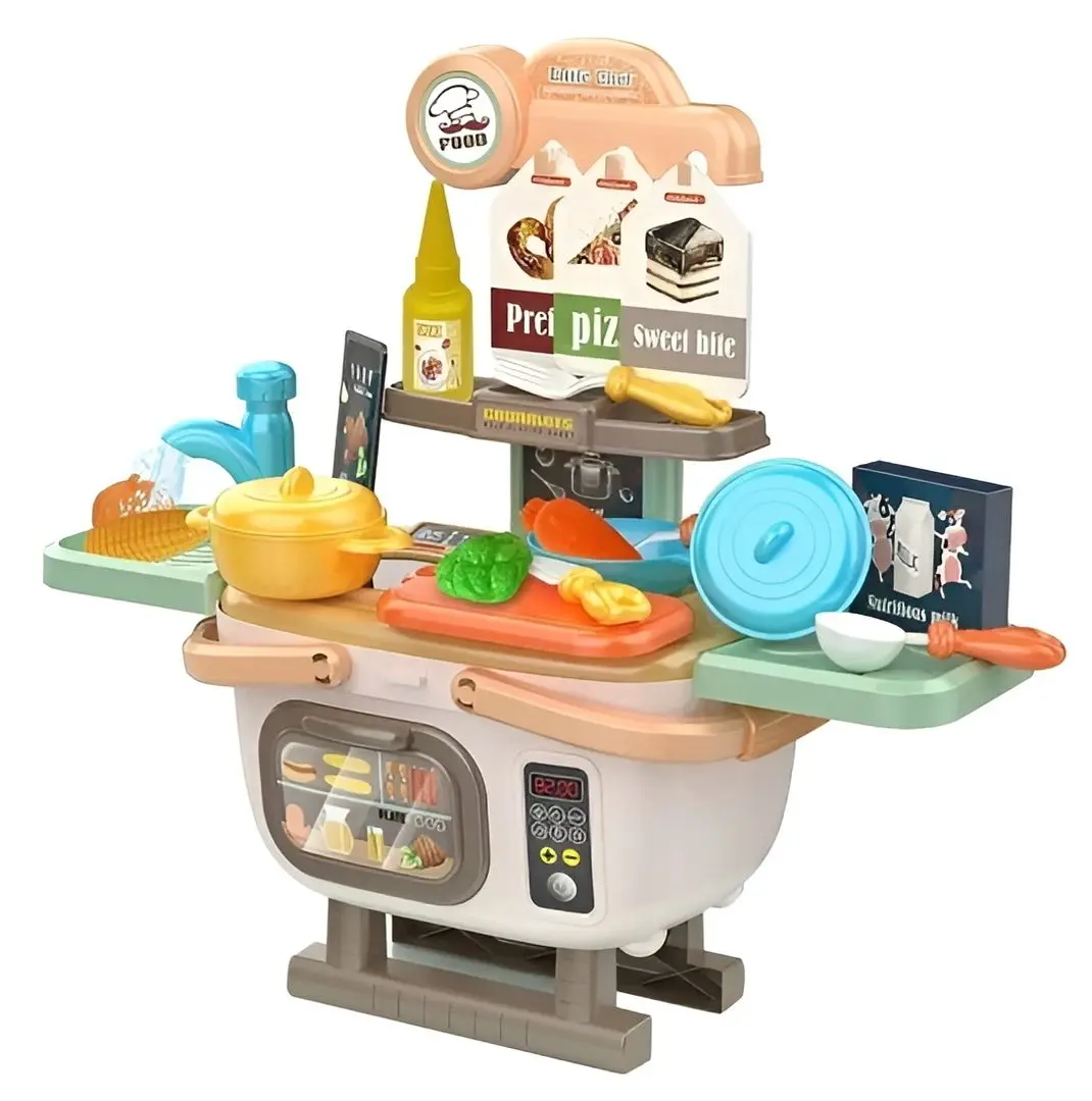 Bucatarie de joaca AliBibi ANWK599858 (Green/Beige)