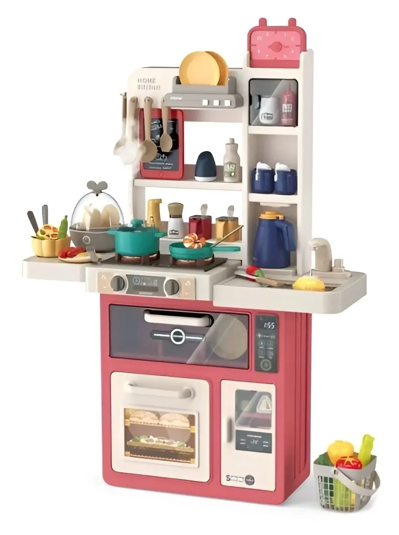 Bucatarie de joaca AliBibi ANYQ237732 (Pink/Beige)