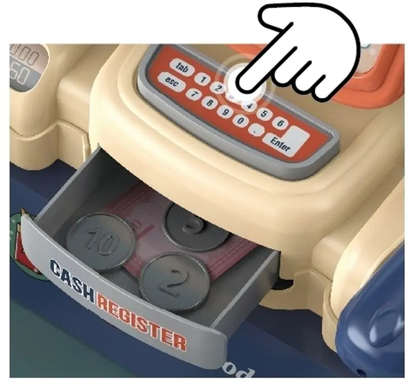 Set de joaca AliBibi Supermarket ANH591370 (Multicolor)