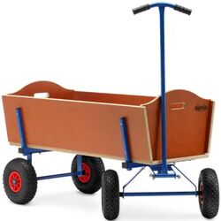Детская тележка Berg Beach Wagon XL (Wood/Blue) Thumb