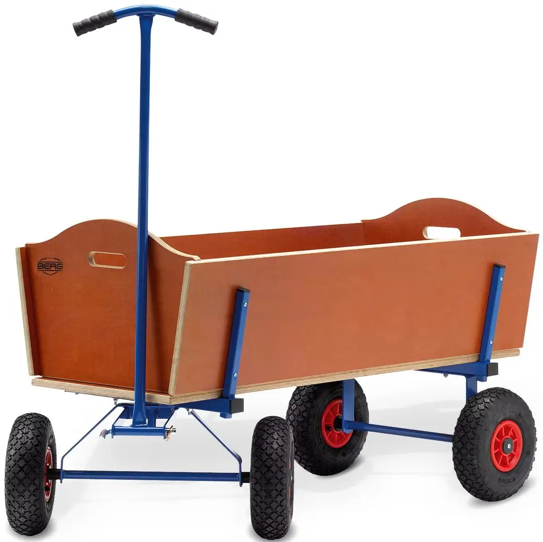 Детская тележка Berg Beach Wagon XL (Wood/Blue)