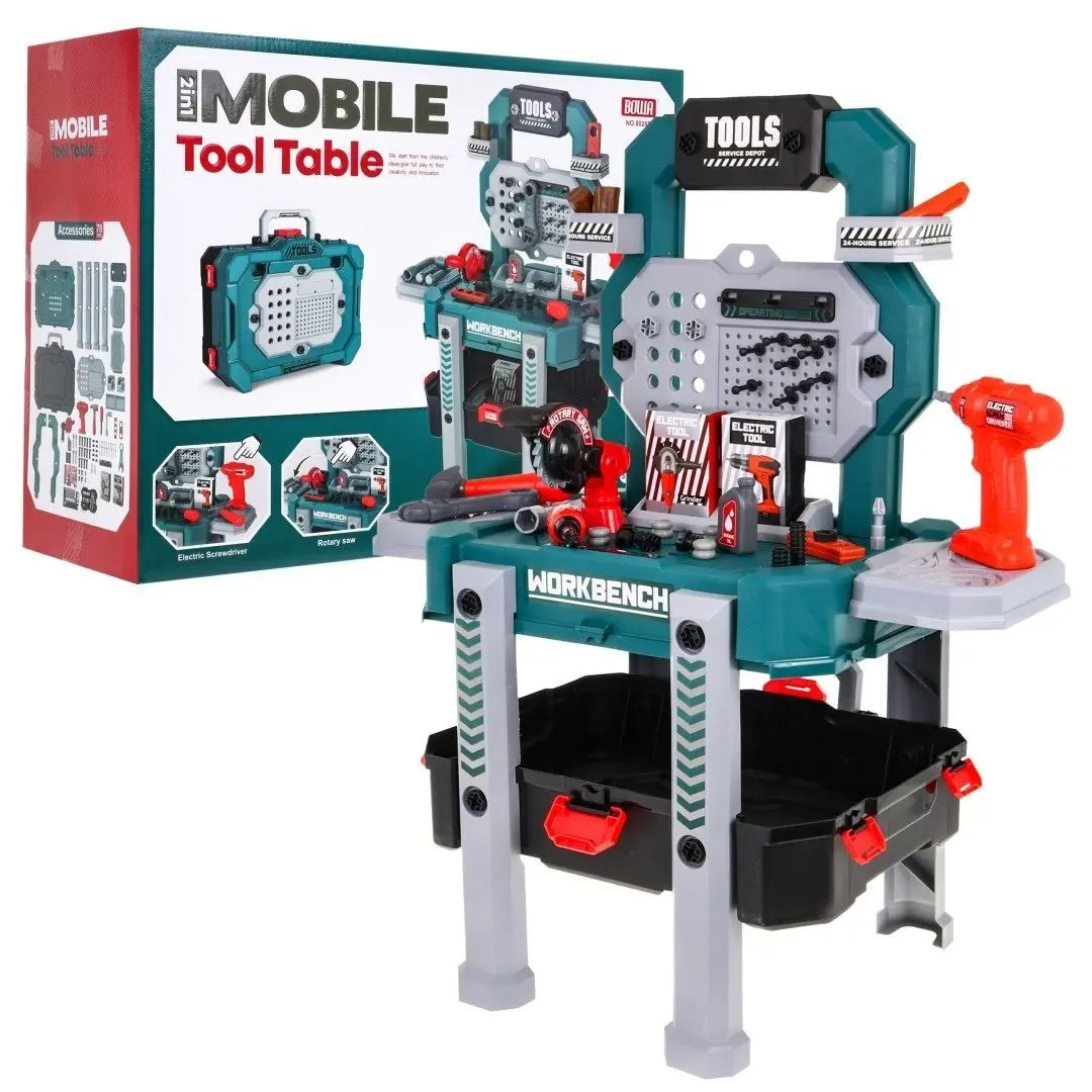 Игровой набор Bowa Mobile Tool Table 8028B (Green) - 6