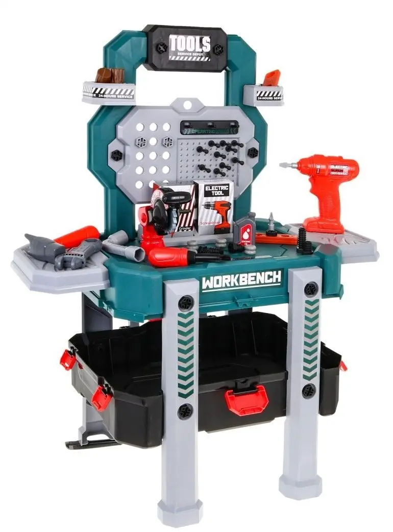 Игровой набор Bowa Mobile Tool Table 8028B (Green)