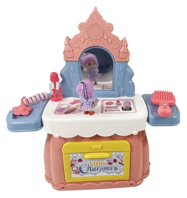 Детский складной туалетный столик Cayee 44089 (Pink/Blue) - 2