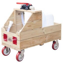 Carucior de stropire pentru copii Classic World CW70016 (Wood)