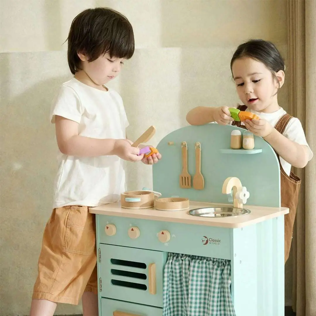 Игровая кухня Classic World Retro Kitchen CW50571 (Blue) - 4