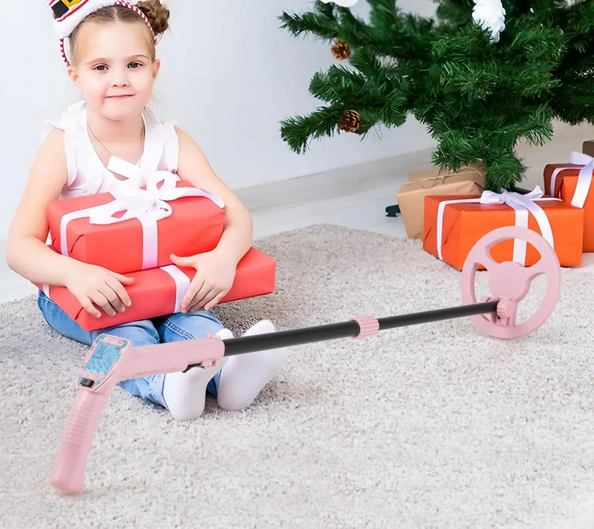 Детский металлоискатель Costway SY10004PI (Pink) - 5