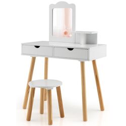 Masuta de toaleta pentru copii Costway HY10088WH (White)